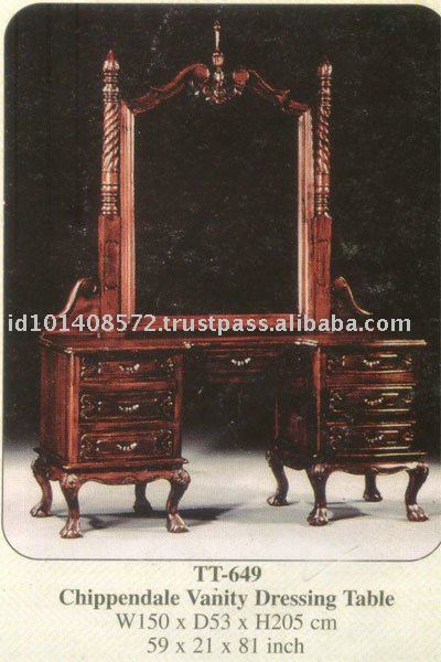 makeup dressing tables. Chippendale Vanity Dressing