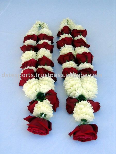 See larger image INDIAN WEDDING FLOWER GARLANDS