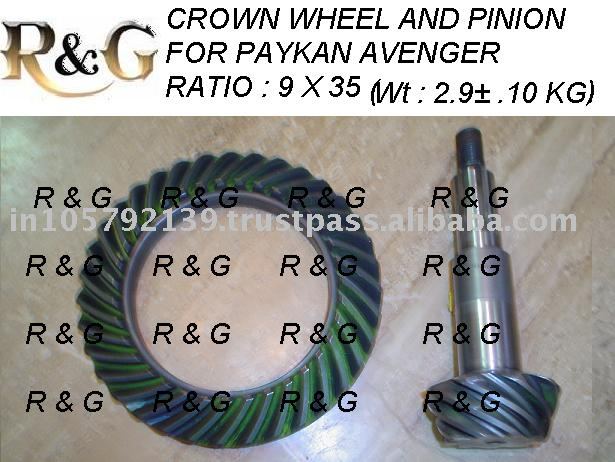 Crown Wheel Pinion For Paykan Ratio 9 x 35