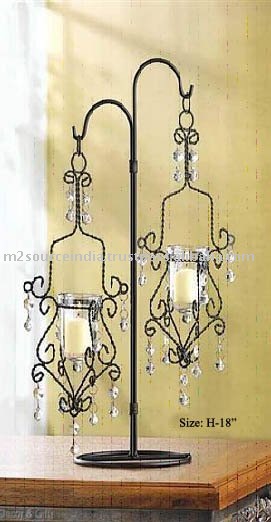 black wedding centerpiece chandeliers