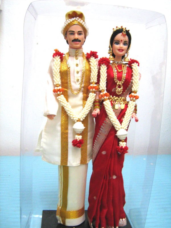 See larger image INDIAN WEDDING COUPLE DOLLS