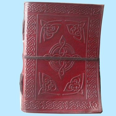 See larger image Celtic Knot Leather Journal