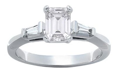 Emerald  Wedding Bands on Cut Diamond Engagement Vvs1 D New Products  Buy Platinum Emerald Cut