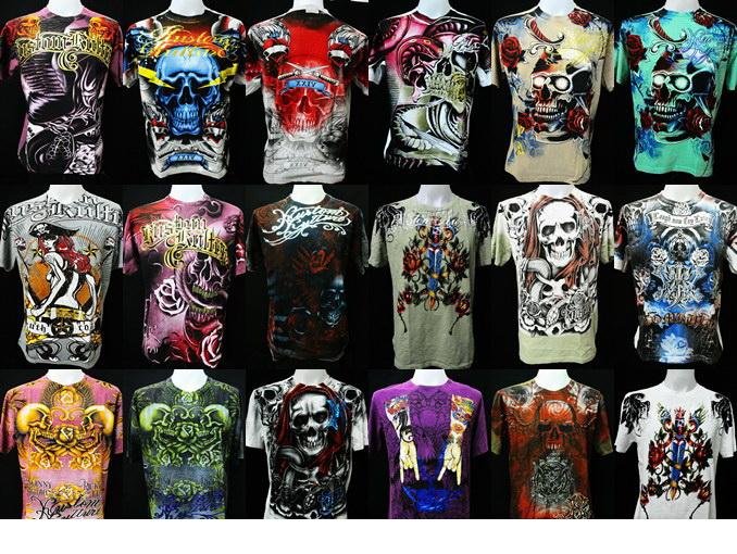 See larger image: wholesale shiroi tattoo ink art design gothic skull dead 
