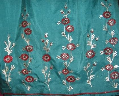designs for fabric painting on sarees. sarees with fabric