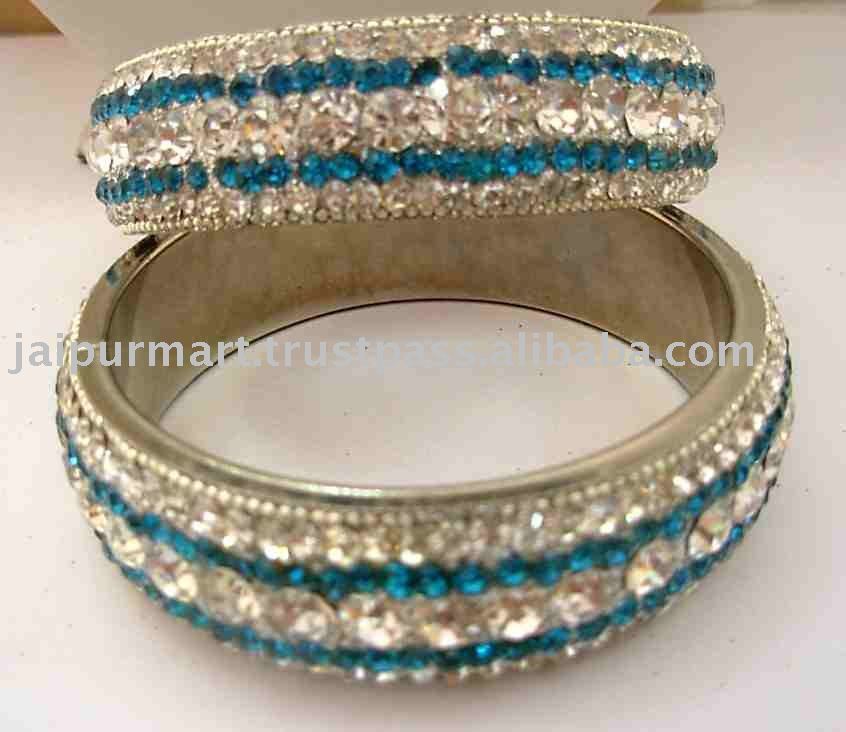 See larger image Indian Wedding Rhinestone crystal Bangles