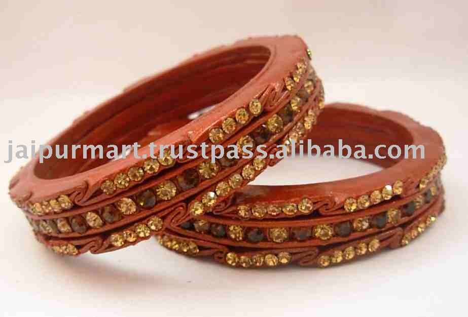 Indian Wedding crystal Lakh lac bangles