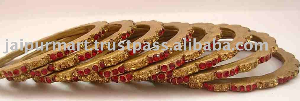 Indian Wedding crystal Lakh lac bangles