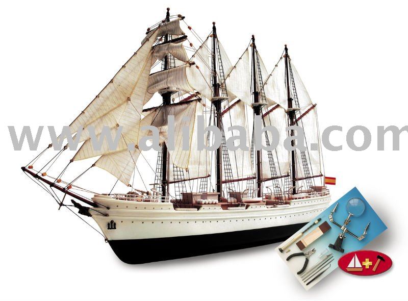 Ship Boat Model Kit "j.s. Elcano Plus" - Buy Wooden Toy Model Making ...
