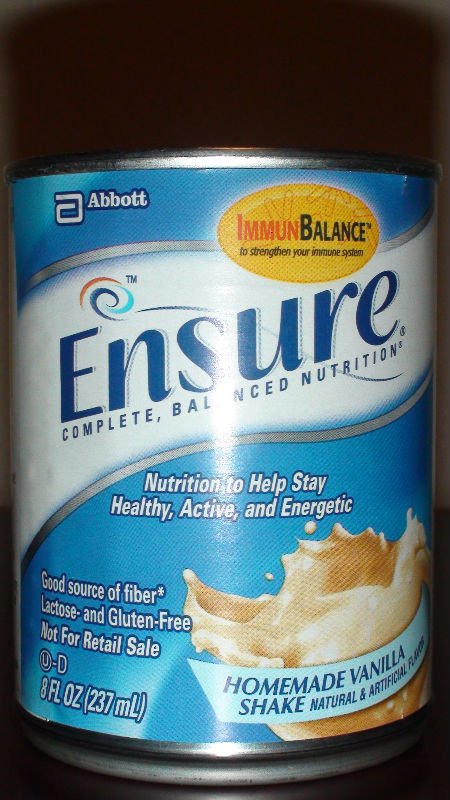 ensure milk powder. See larger image: Ensure Milk