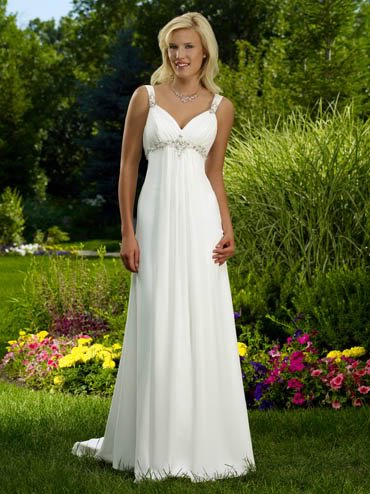 See larger image New Stock White Straps Wedding Dress Size810121416