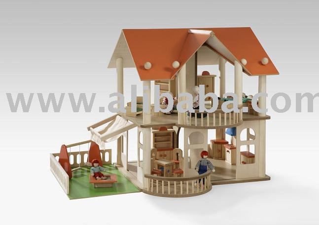 1 12 wooden children dollhouse