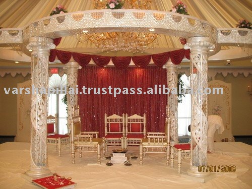 See larger image Wooden Antique Wedding Stage