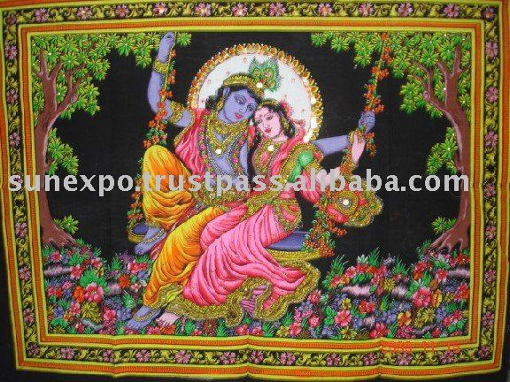 images of god krishna and radha. Lord Krishna amp; Radha Sequin