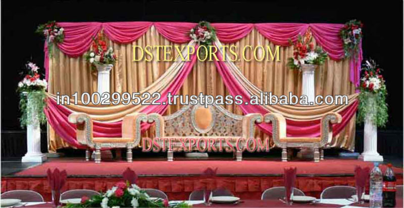 See larger image WEDDING STAGE GOLD PINK BACKDROP Add to My Favorites