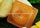 Loofah Turmeric Herbs Soap / Aromatherapy natural soap that mix Loofah natural scrub into it.
