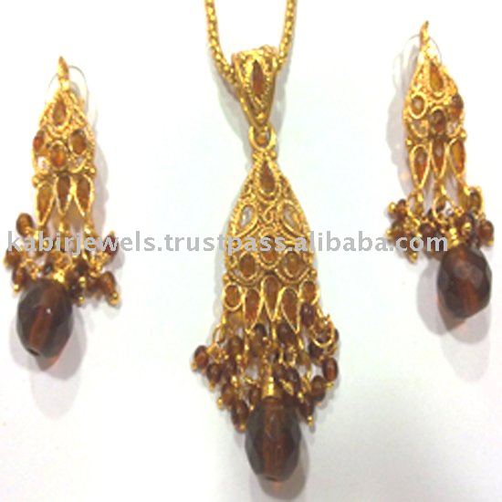 ... Fashion Kundan Polki Pendant Sets > vintage fashion wholesale jewelry