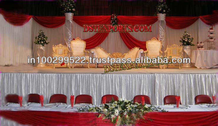 See larger image STYLISH MUGHAL WEDDING STAGE Add to My Favorites