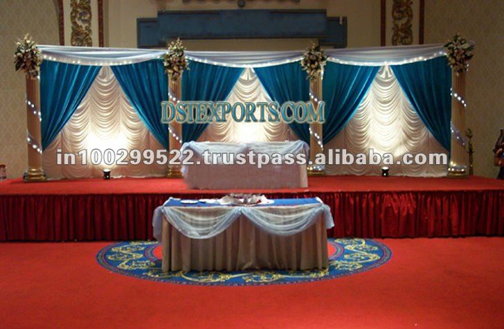 See larger image ENGLISH WEDDING WHITE BLUE STAGE