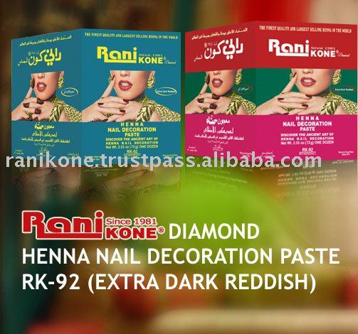 Henna Nail Decoration Paste