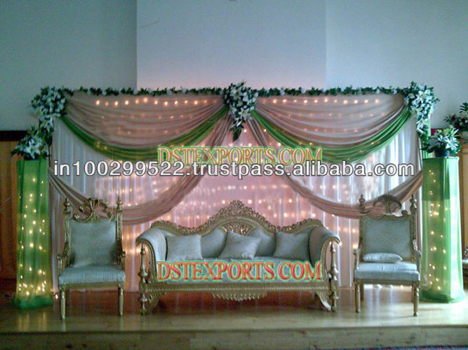 western wedding stage decoration