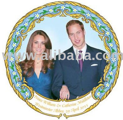 kate and william wedding souvenirs. Royal Wedding Collectors Plate