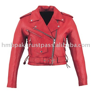 Motorcycle Style Leather Jacket on Hmb 0329e Women Leather Jackets Basic Biker Red Fashion Coats Sales
