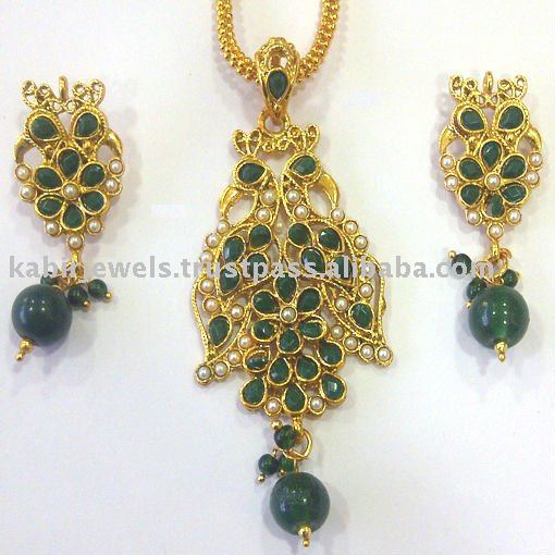... Sets > indian sterling vintage fashion designer pendant jewelry
