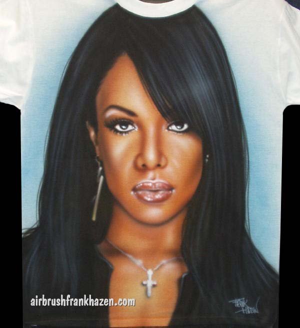 airbrushed photos. Aaliyah Airbrushed Portrait