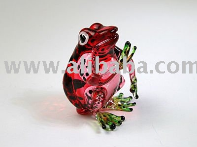 glass frogs. HAND BLOWN GLASS Frog