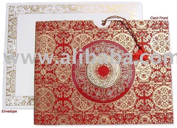 Designer Indian Wedding Card TW3032
