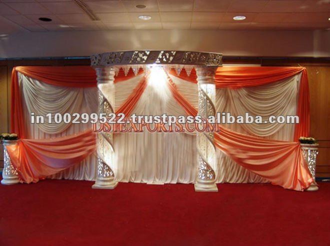 simple and elegant wedding stage decoration