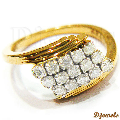 045Ct Round Brilliant Diamond Wedding Engagement Ring Ladies Girl 