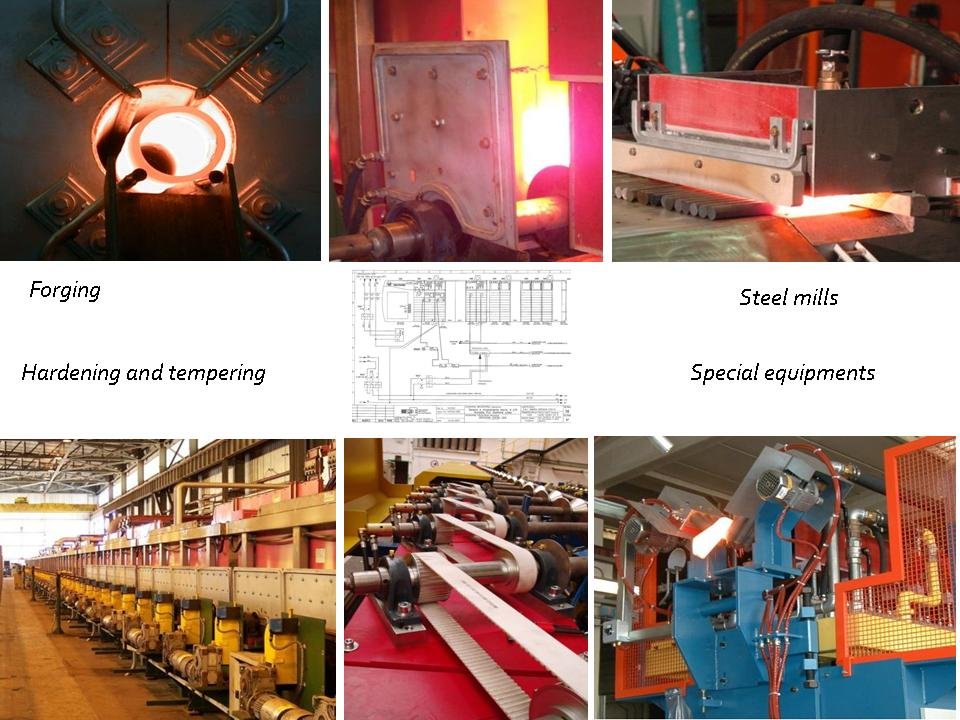 Designing and manufacturing complete induction heating equipments ... Designing and manufacturing complete induction heating equipments ...