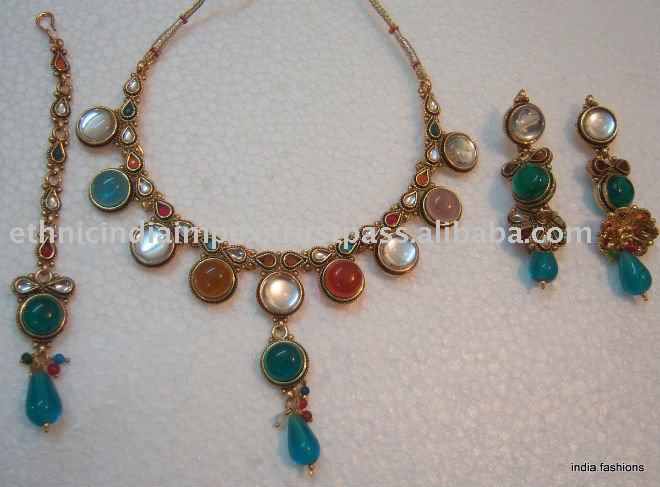 multi gemstone necklace