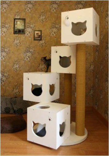 Многоэтажный домик для кошки Многоэтажный домик для кошки