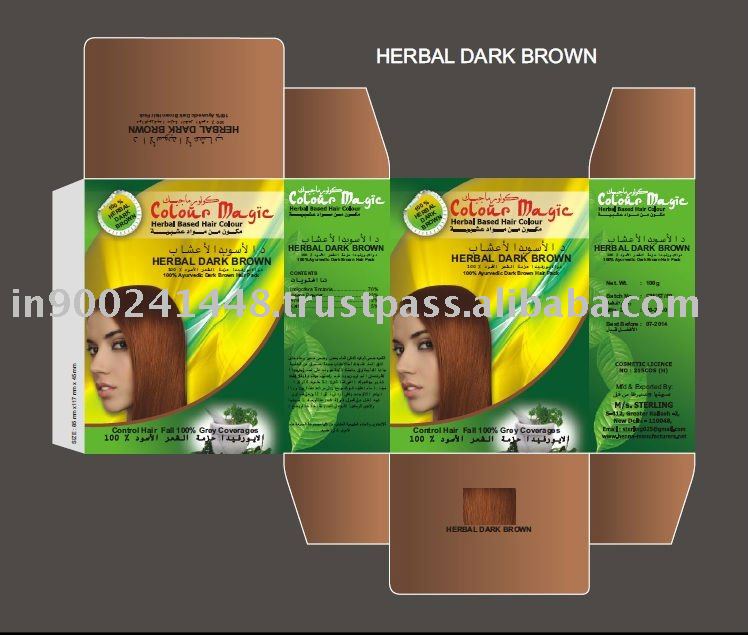 dark brown henna hair color. Herbal Dark Brown Henna (Hair Color)