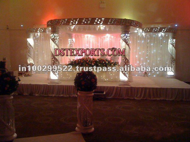 See larger image INDIAN WEDDING DESIGNER FIBER CRYSTAL MANDAP