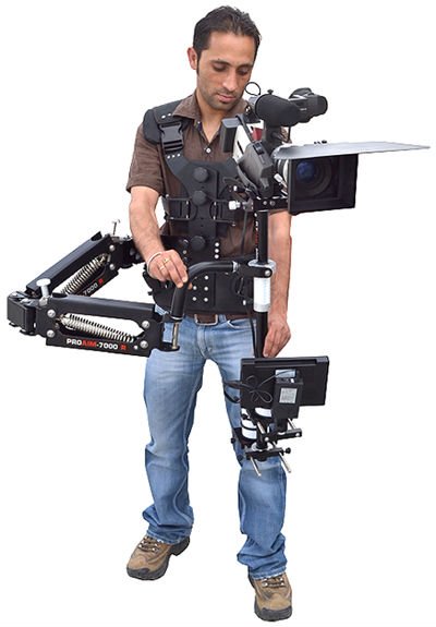 PROAIM7000 steady cam STABILIZATION SYSTEM Reverse arm Operator Vest Flycam