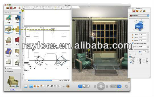container home 3D design sevice, View 3D design sevice, Rayfore 