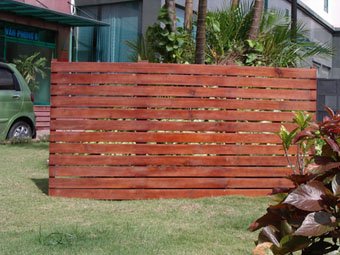 Horizontal Wooden Fence