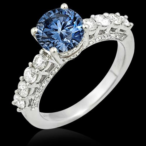 Diamond Blue Ring