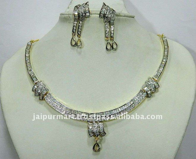 ... Jewellery - Necklaces > Indian Designer Fashion AD jewellery of Jaipur
