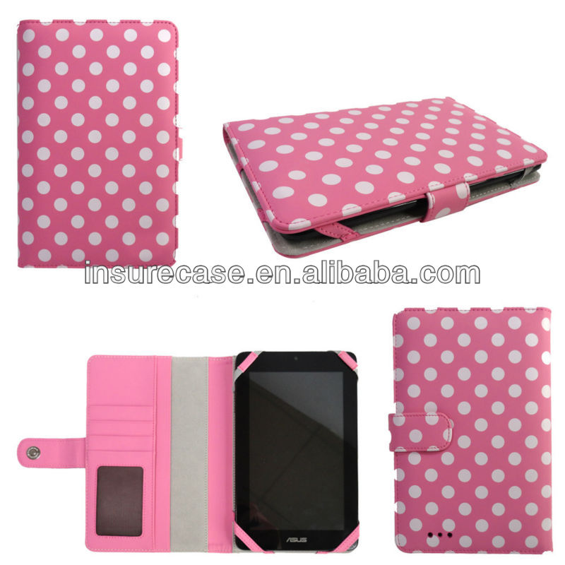  - Cute_PINK_Polka_Dots_wallet_Book_style