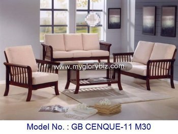 Living Room Set, Sofa Set, Wooden Sofa, Wooden Furniture, Modern Sofa 