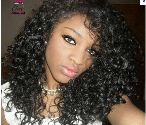 Promotional Kinky Curly Lace Front Wig, Buy K