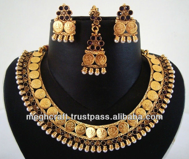 ... Jewelry > Antique temple jewelry - indian fashion jewelry - Indian