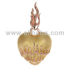 Flaming Heart Pendant