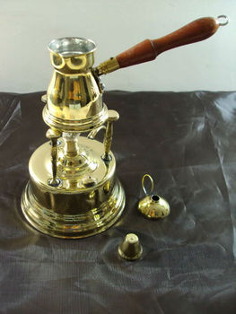 Buy  coffee  (alcohol Brass Ibrik Burner) egypt  Coffee Maker maker  Pot Egyptian  Turkish