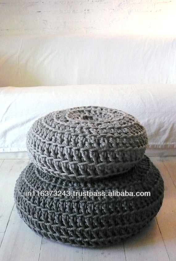 Crochet Bean Bag, View puff bean bag, Haryana Product ...